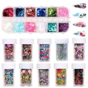 Colorful Nail Art Decoration Set